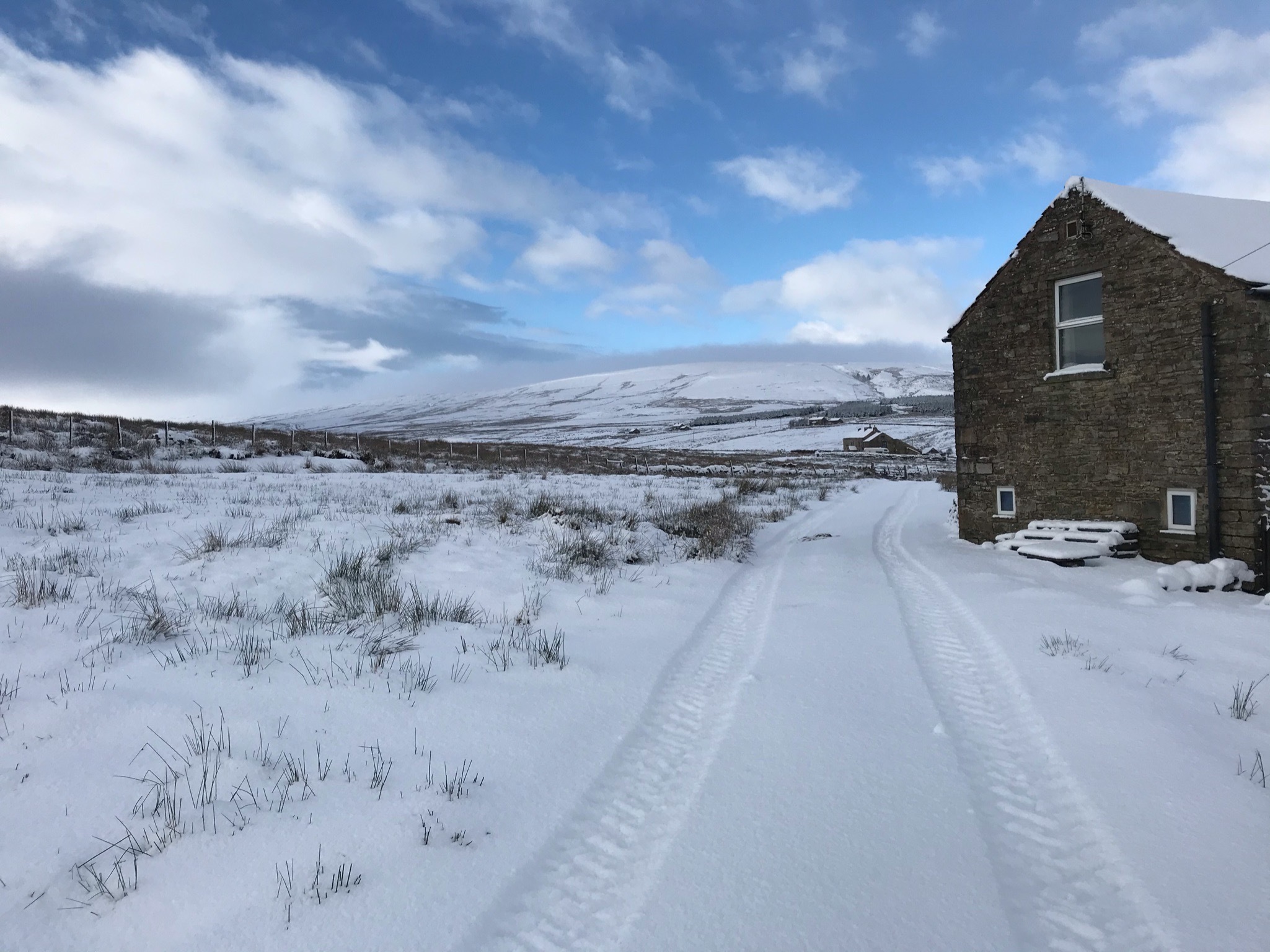 Weardale Way in winter