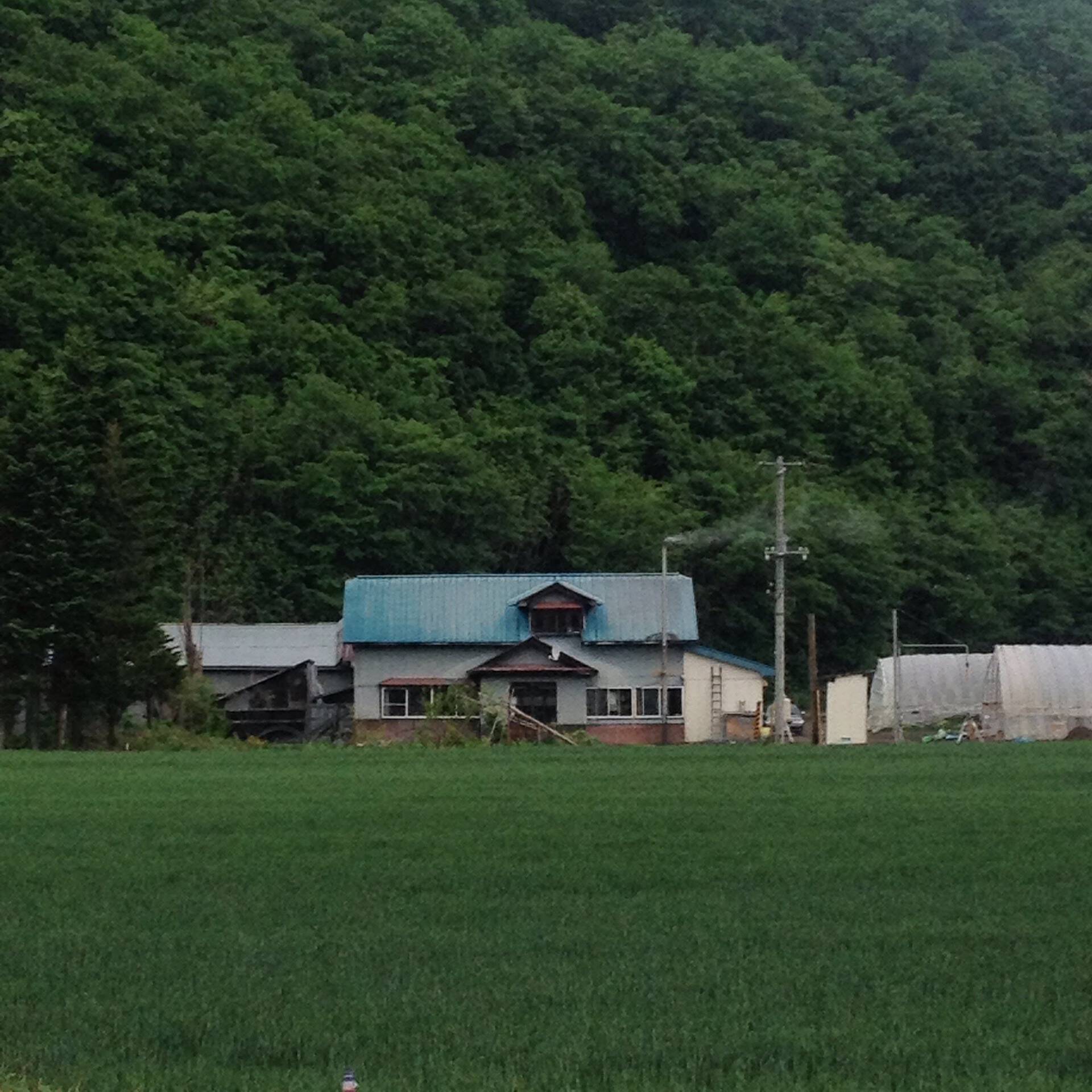 Recovered photo: an farm house outside of Takinoue, Hokkaido