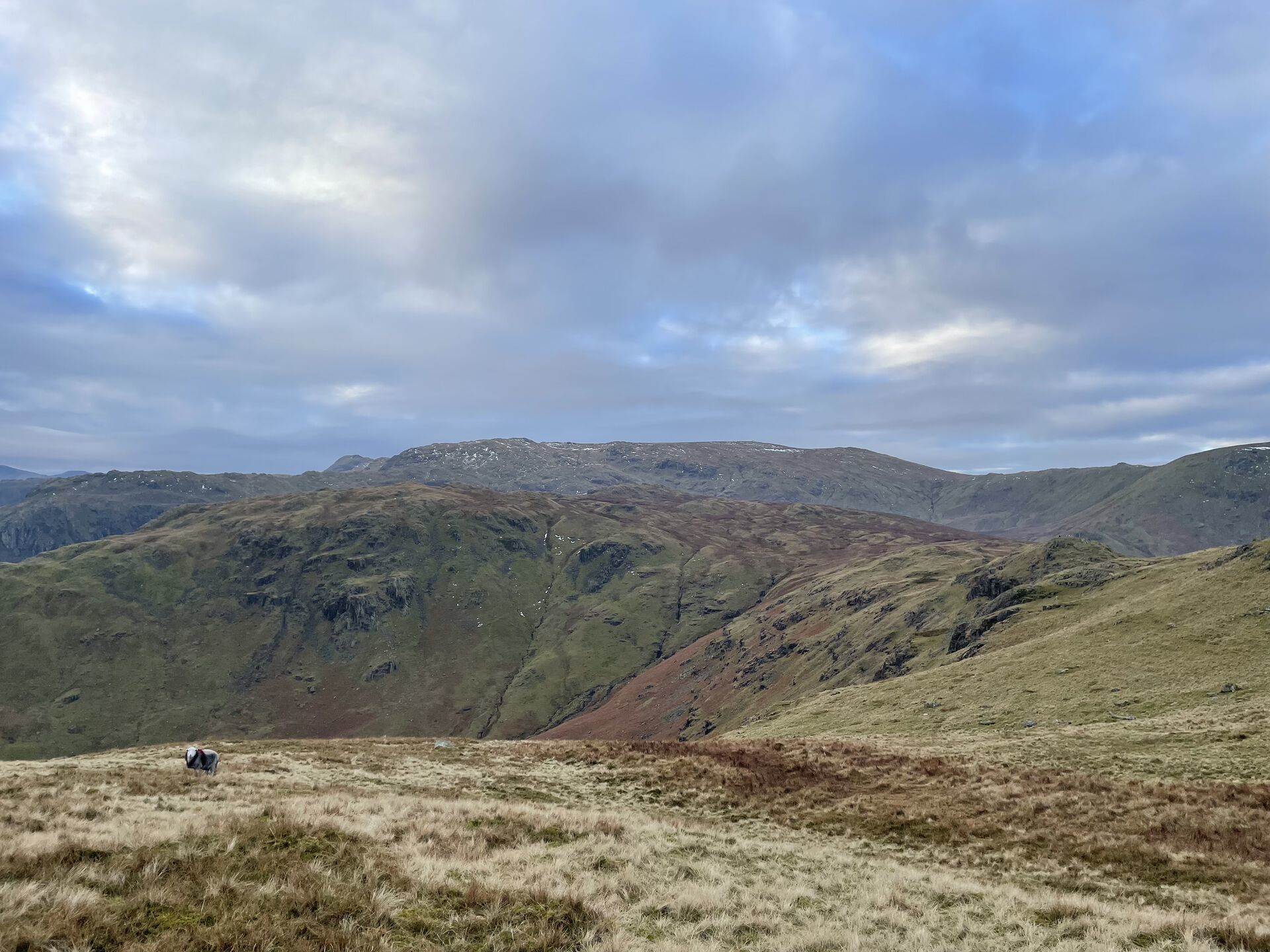 Calf Crag and the long walk round Greenburn Valley