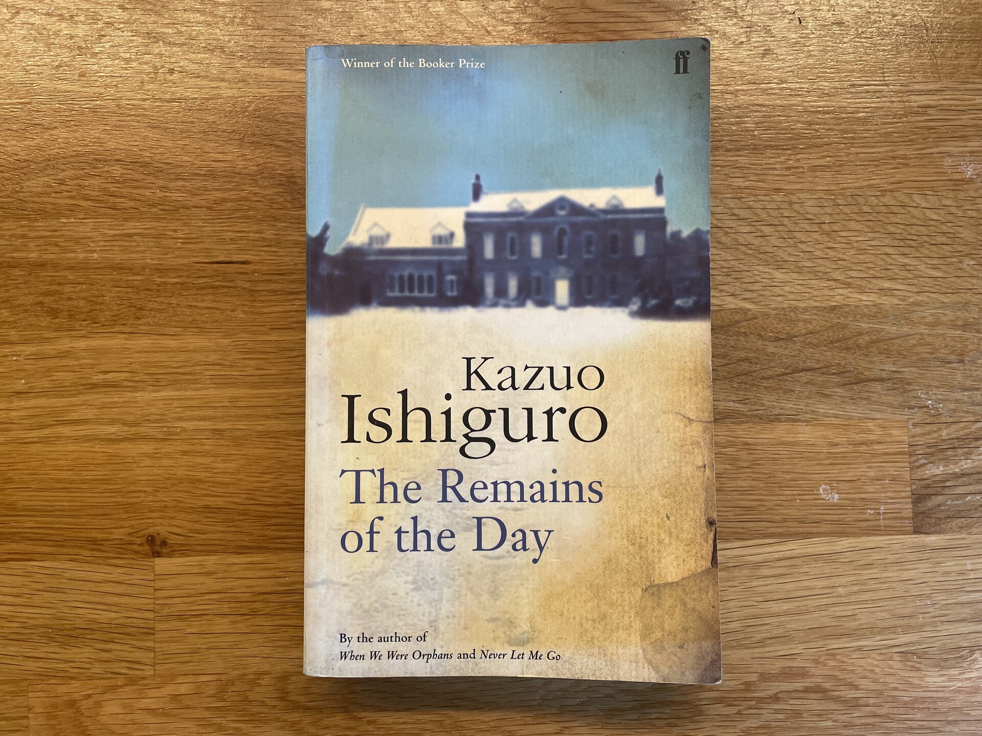 The Remains of the Day, by Kazuo Ishiguro