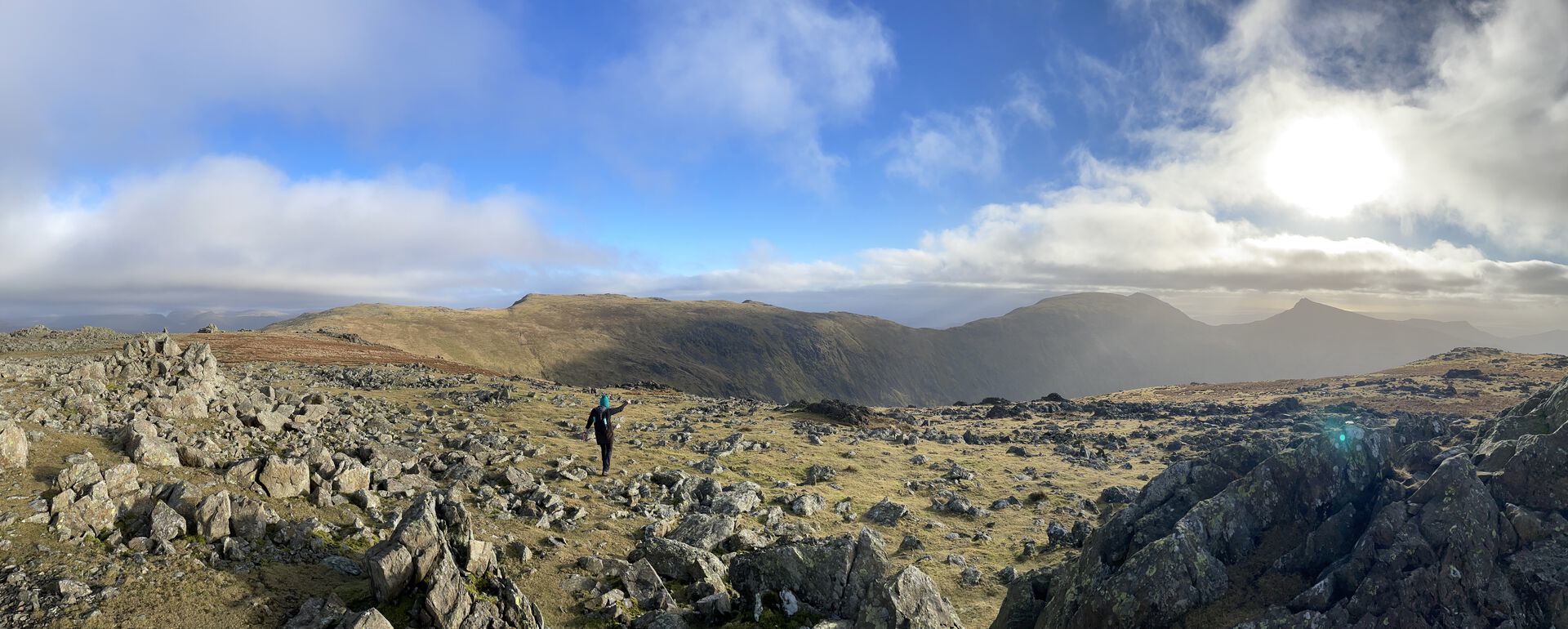 The ridge from Swirl How down to Coniston Old Man