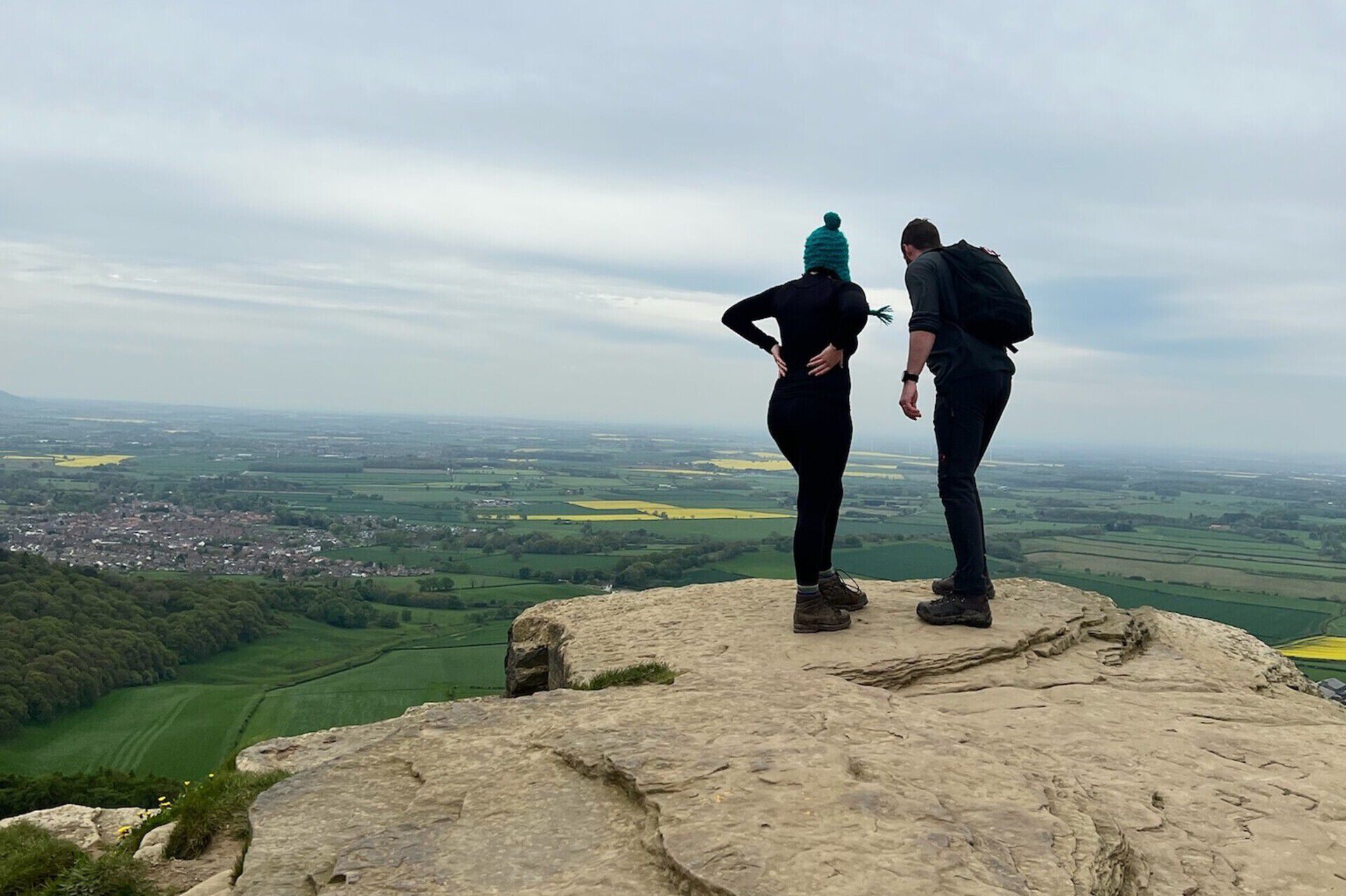 Another shot of a couple of 32-year-olds on Roseberry Topping.