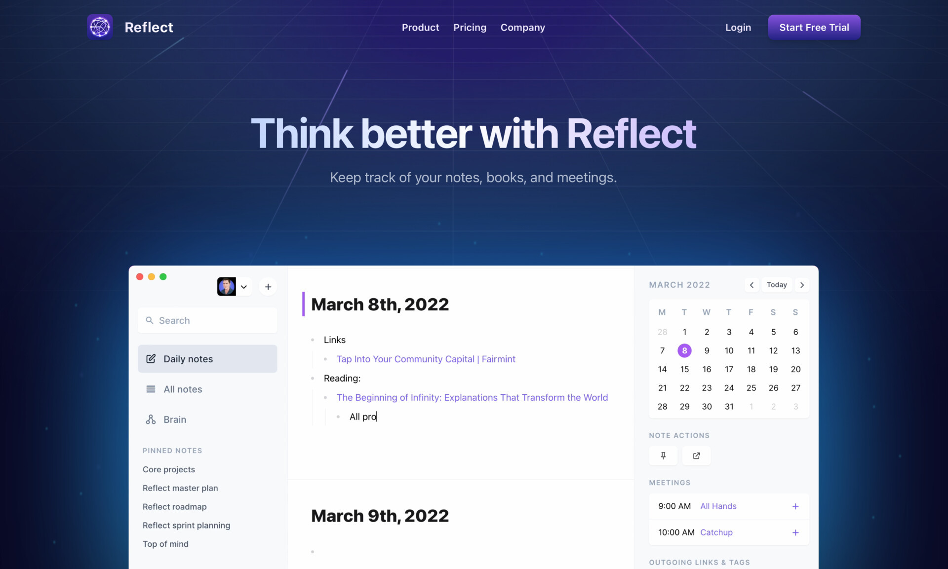 Reflect.app (uses Tailwind, added 30/9/22)