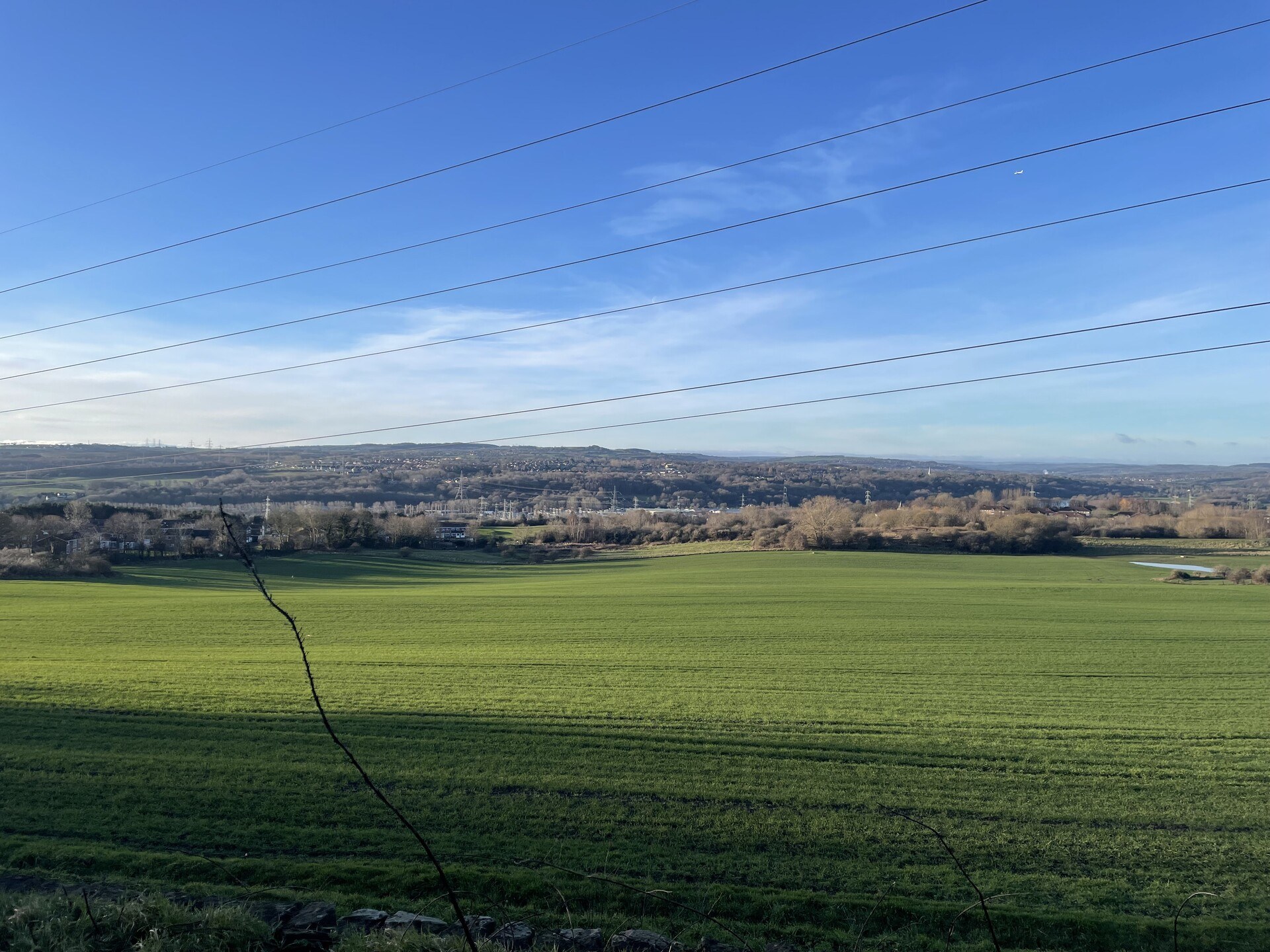 A nice day looking over the fields out west of Newcastle