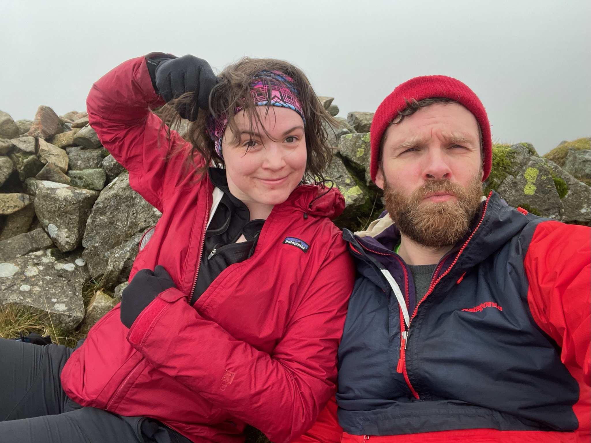 On the summit of Yewbarrow; no views to speak of