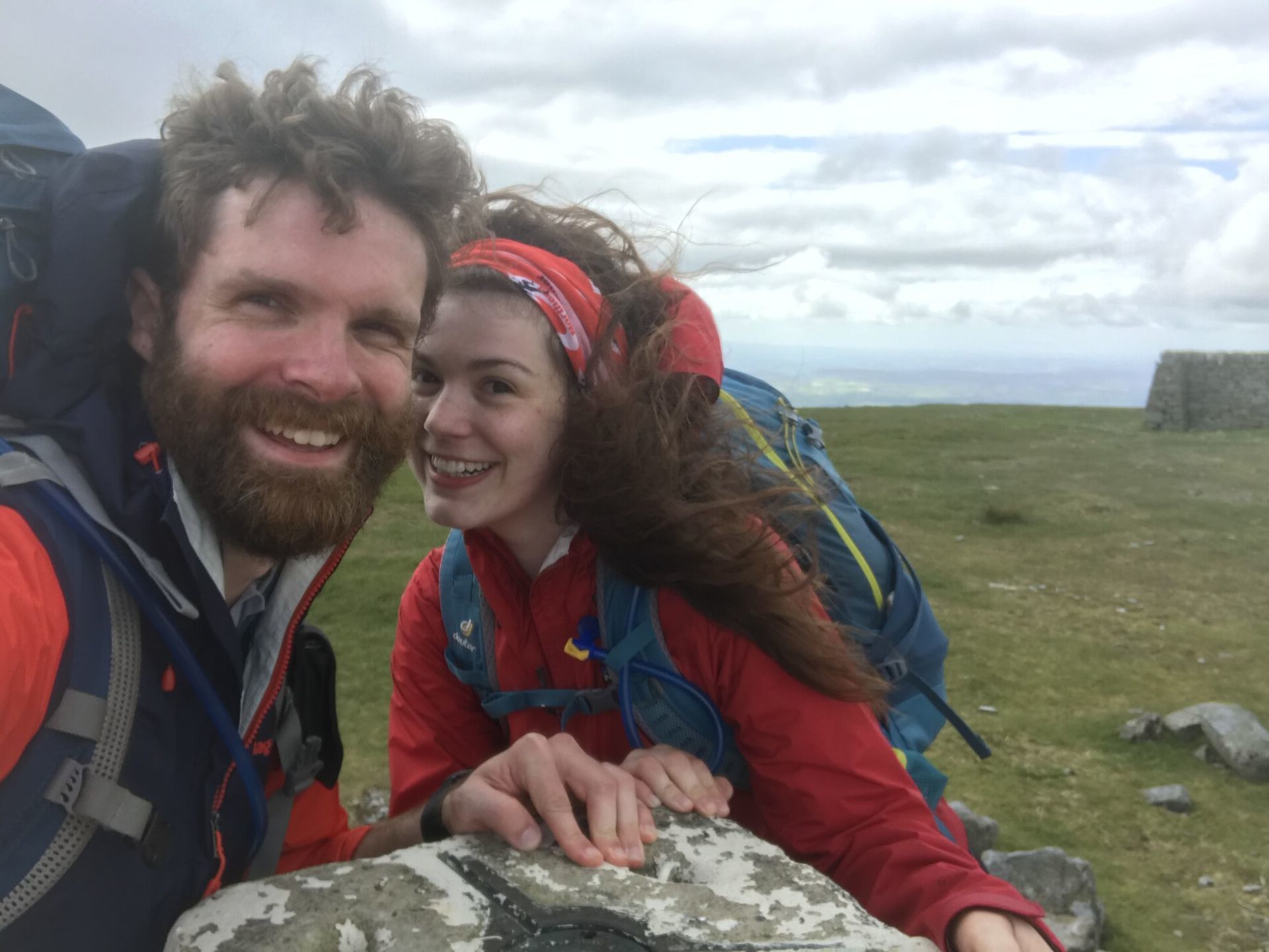 yrs trulys at the summit of Cross Fell